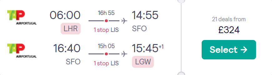 cheap flights to US