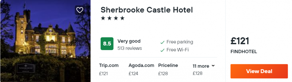 Sherbrooke Castle Hotel