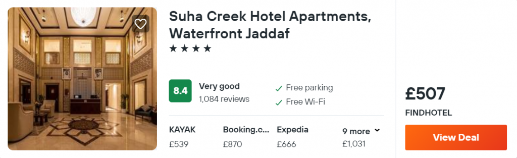 Suha Creek Hotel Apartments, Waterfront Jaddaf