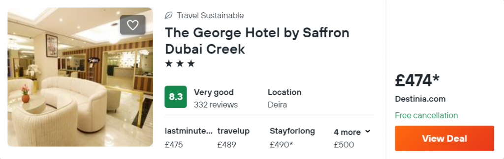 The George Hotel by Saffron Dubai Creek