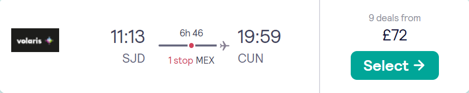 cheap flights to Mexico