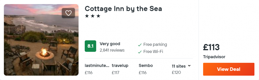 Cottage Inn by the Sea