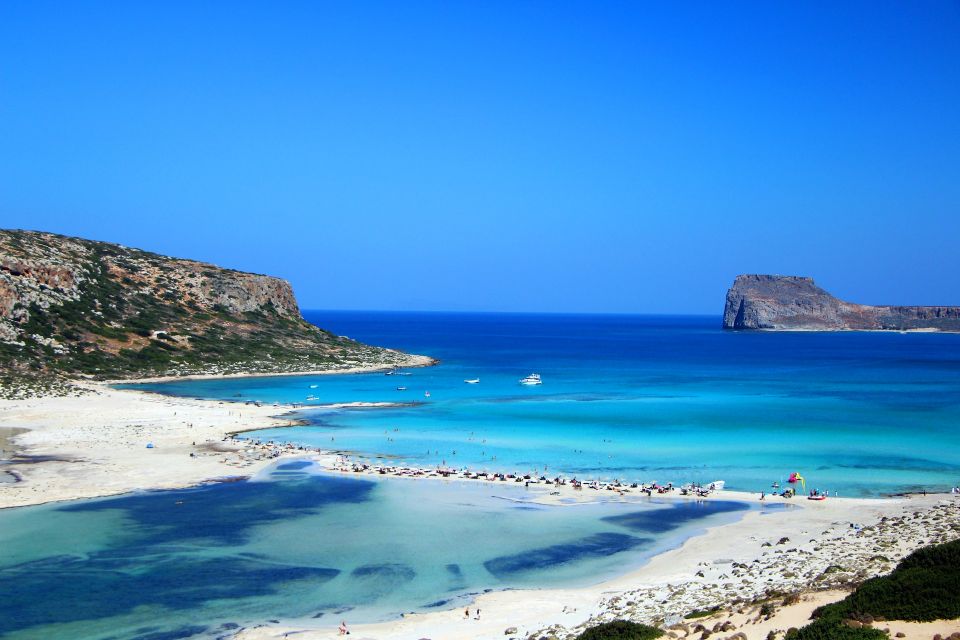 Premium Photo  View of mirabello bay, crete, greece. turquoise