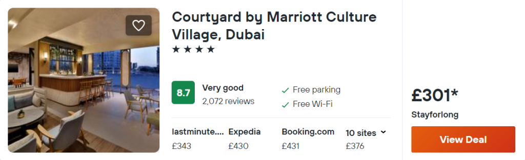 Courtyard by Marriott Culture Village, Dubai