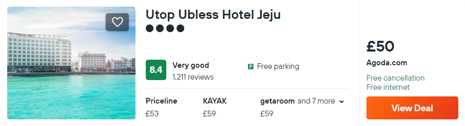 Utop Ubless Hotel Jeju