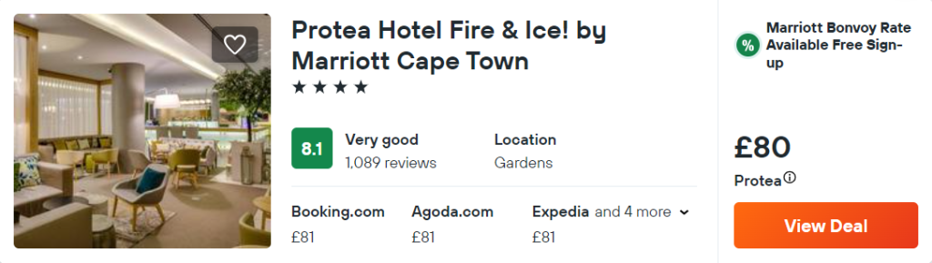 Protea Hotel Fire & Ice! by Marriott Cape Town