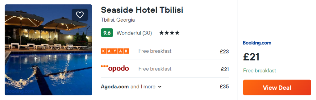 Seaside Hotel Tbilisi