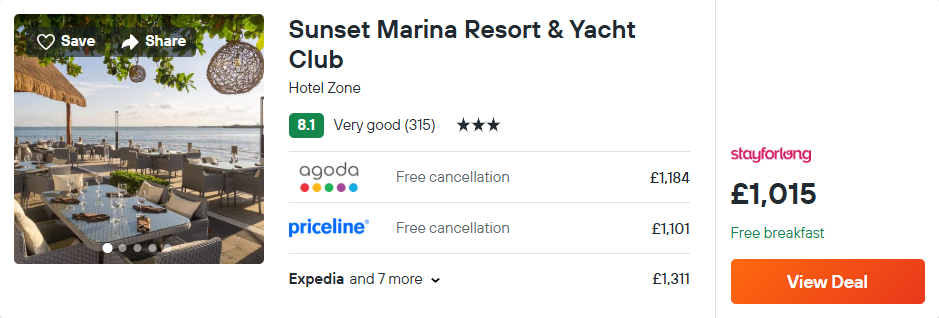 Sunset Marina Resort & Yacht Club