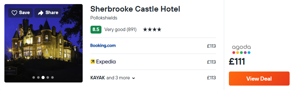 Sherbrooke Castle Hotel