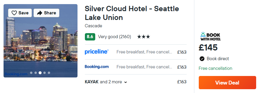 Silver Cloud Hotel - Seattle Lake Union